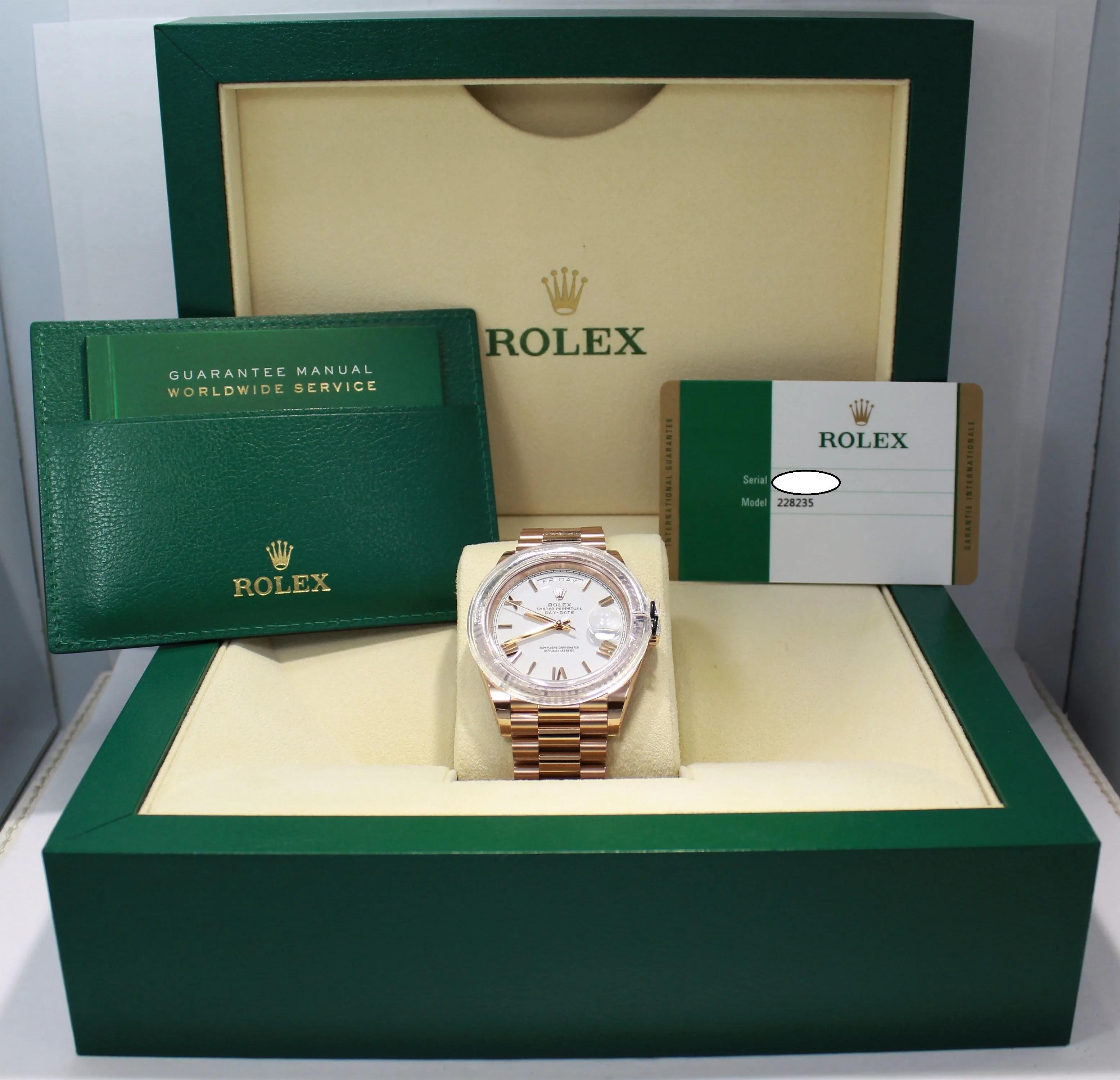 Rolex Oyster Perpetual Day-Date 40 228235 WRP (Unworn)