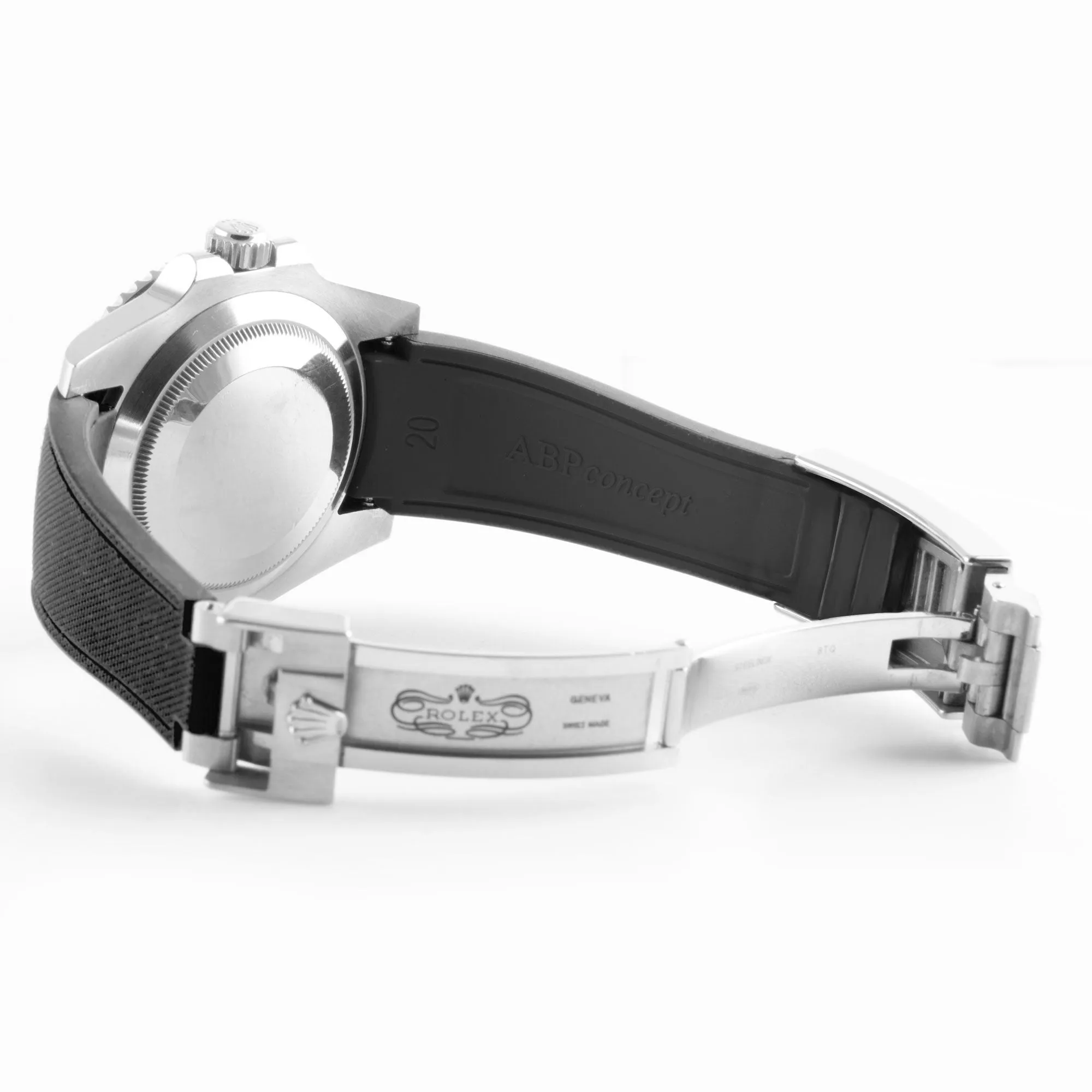 Rolex – R strap Premium - Bracelet-montre caoutchouc motif cordura pour Daytona & bracelet Oyster
