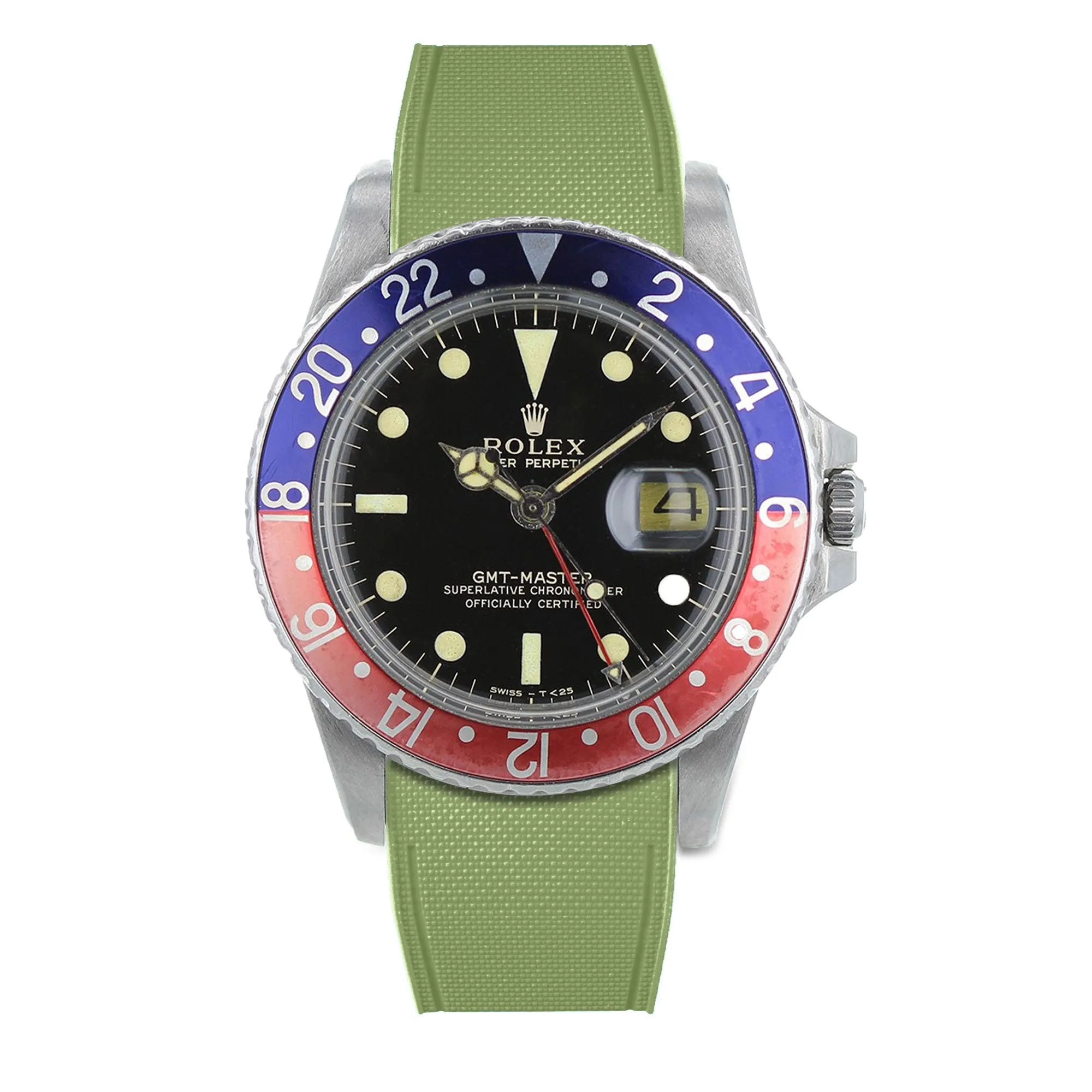Rolex – R strap Premium - Bracelet-montre caoutchouc motif cordura pour GMT Master & bracelet Jubilé