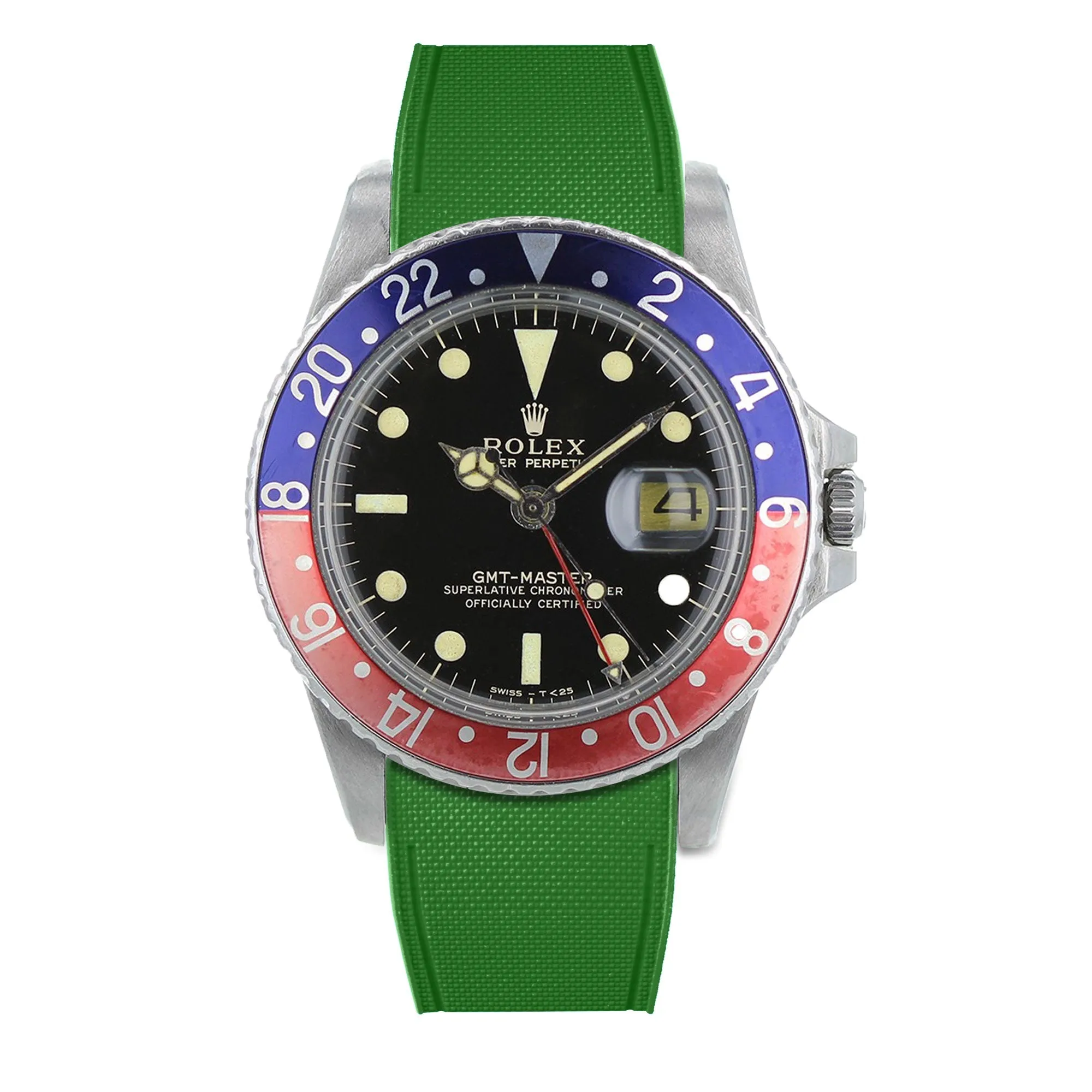 Rolex – R strap Premium - Bracelet-montre caoutchouc motif cordura pour GMT Master & bracelet Jubilé