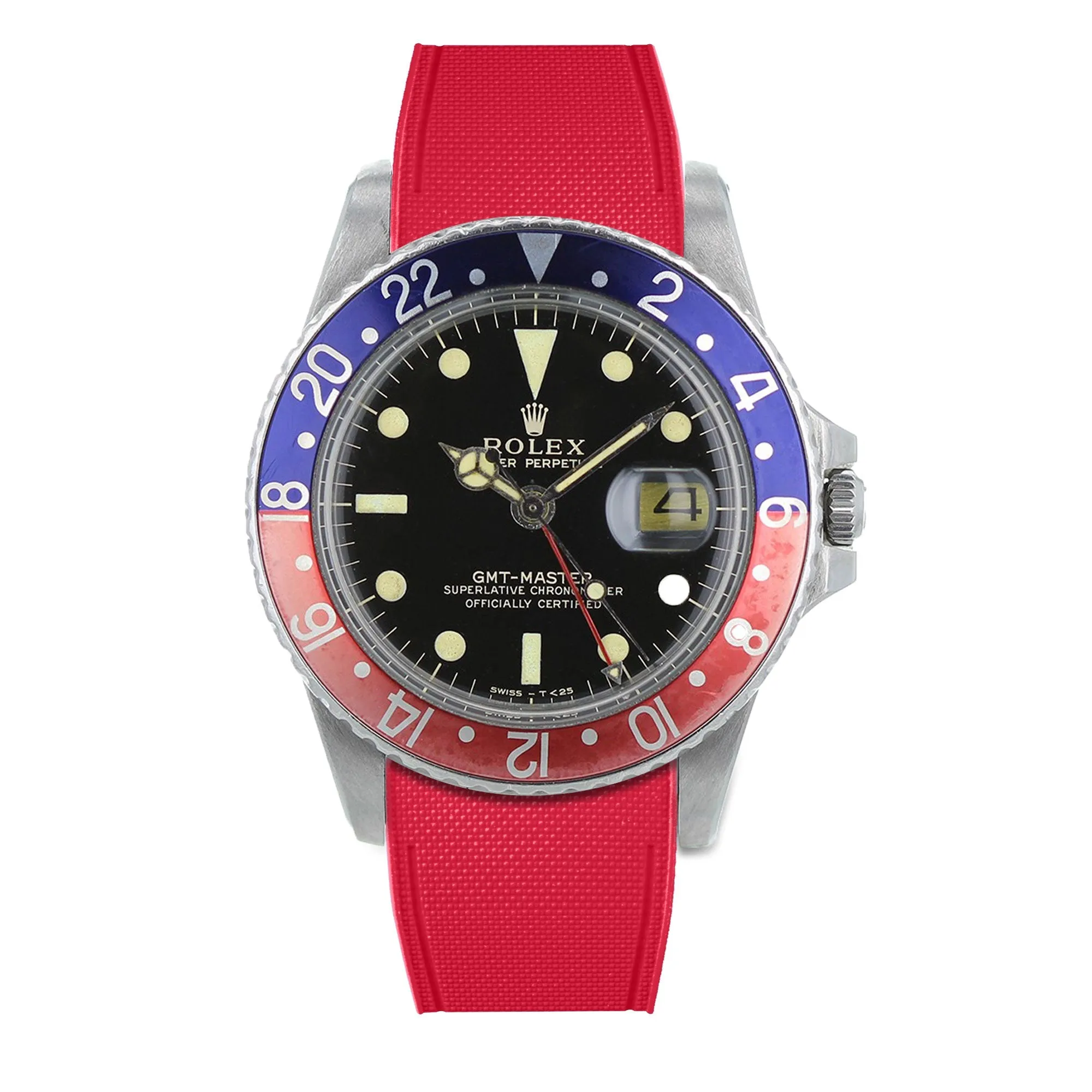 Rolex – R strap Premium - Bracelet-montre caoutchouc motif cordura pour GMT Master & bracelet Jubilé