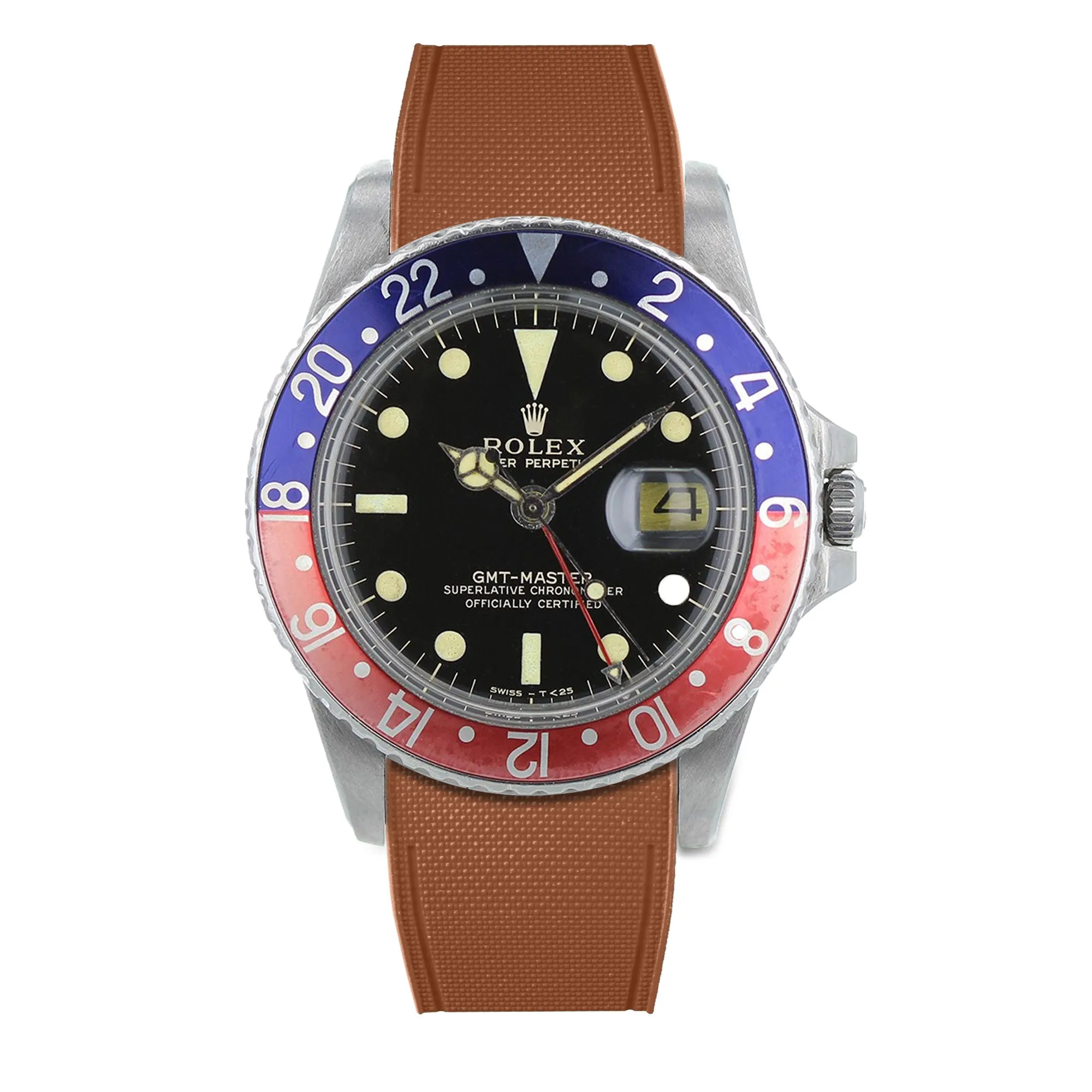 Rolex – R strap Premium - Bracelet-montre caoutchouc motif cordura pour GMT Master & bracelet Jubilé