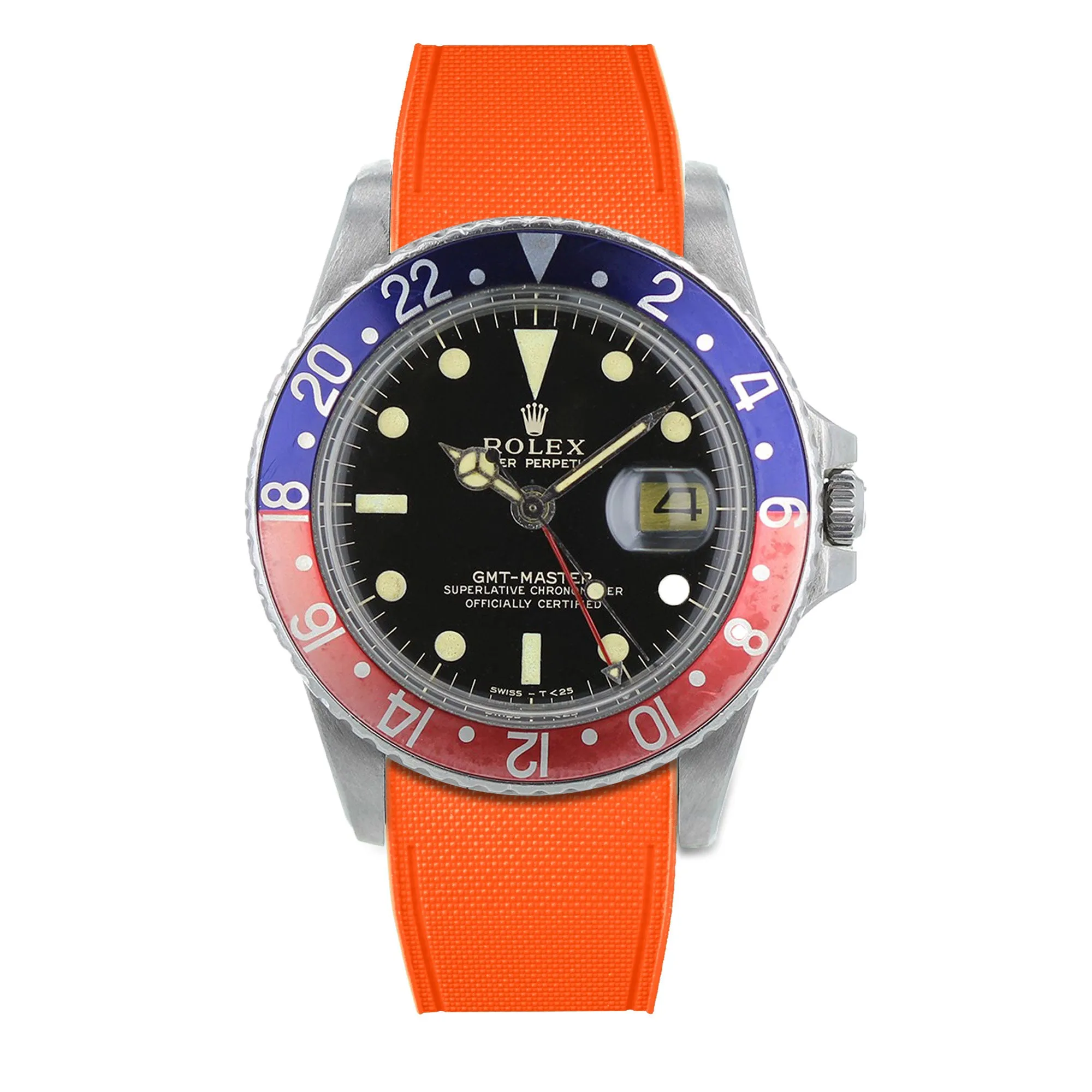 Rolex – R strap Premium - Bracelet-montre caoutchouc motif cordura pour GMT Master  & bracelet Oyster
