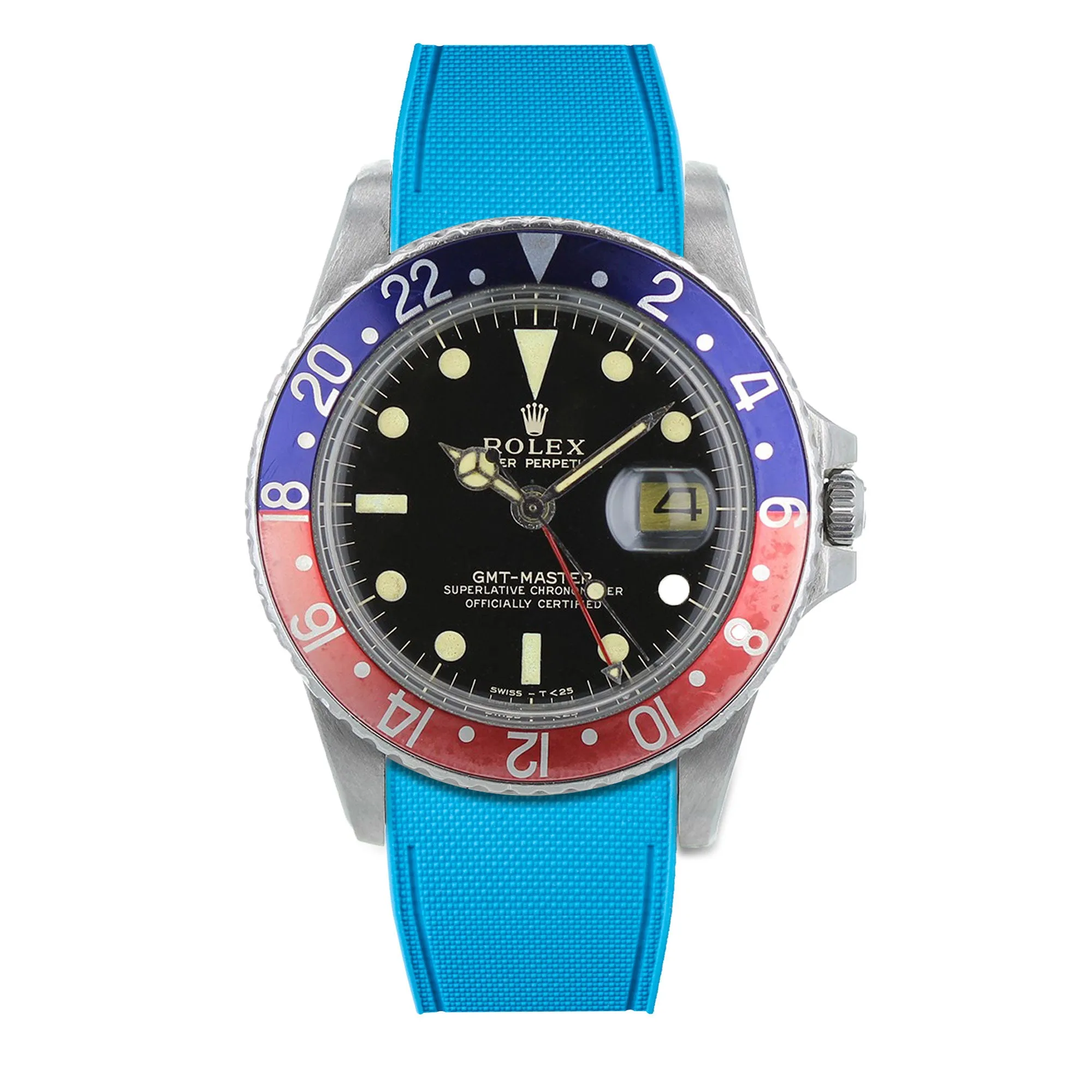 Rolex – R strap Premium - Bracelet-montre caoutchouc motif cordura pour GMT Master  & bracelet Oyster