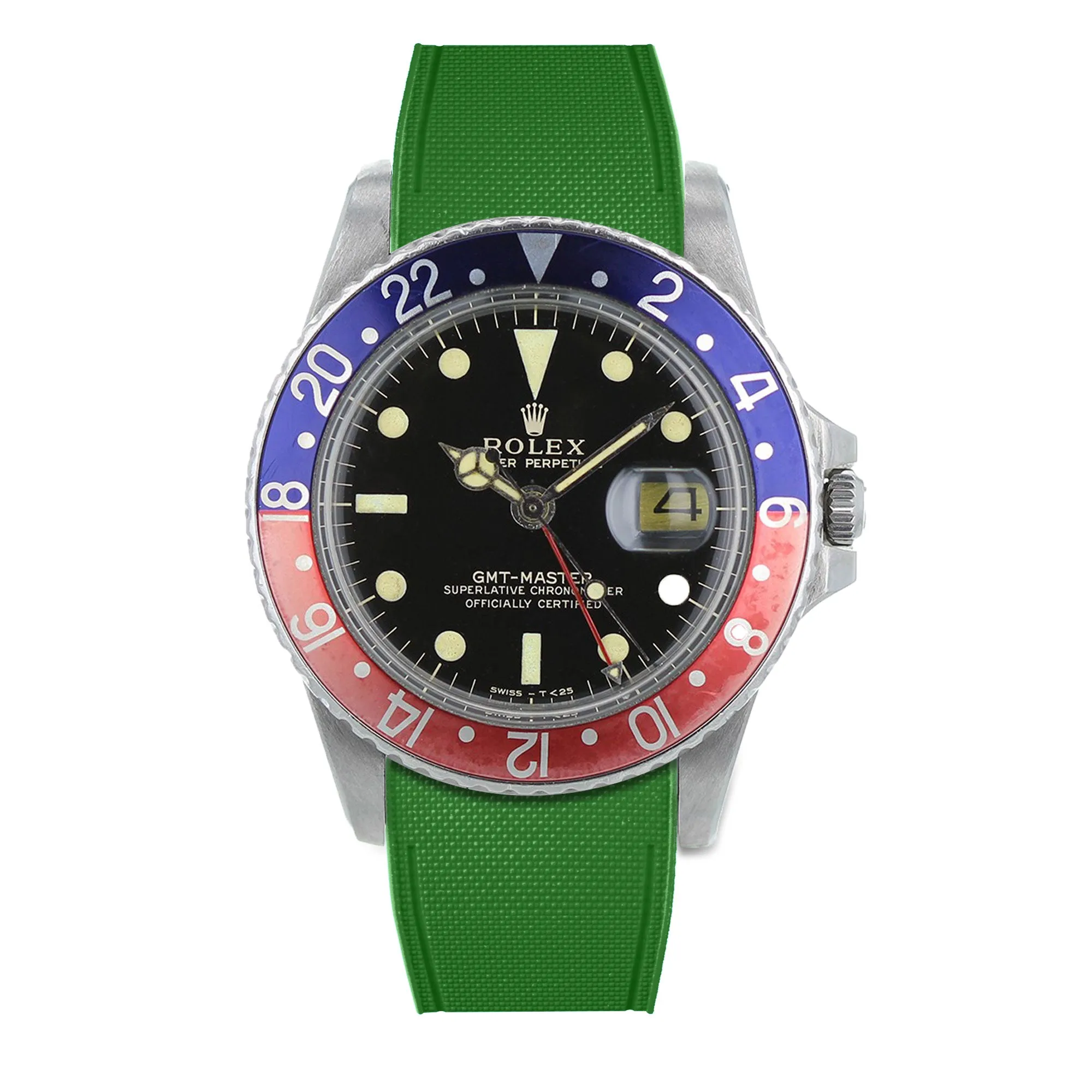 Rolex – R strap Premium - Bracelet-montre caoutchouc motif cordura pour GMT Master  & bracelet Oyster
