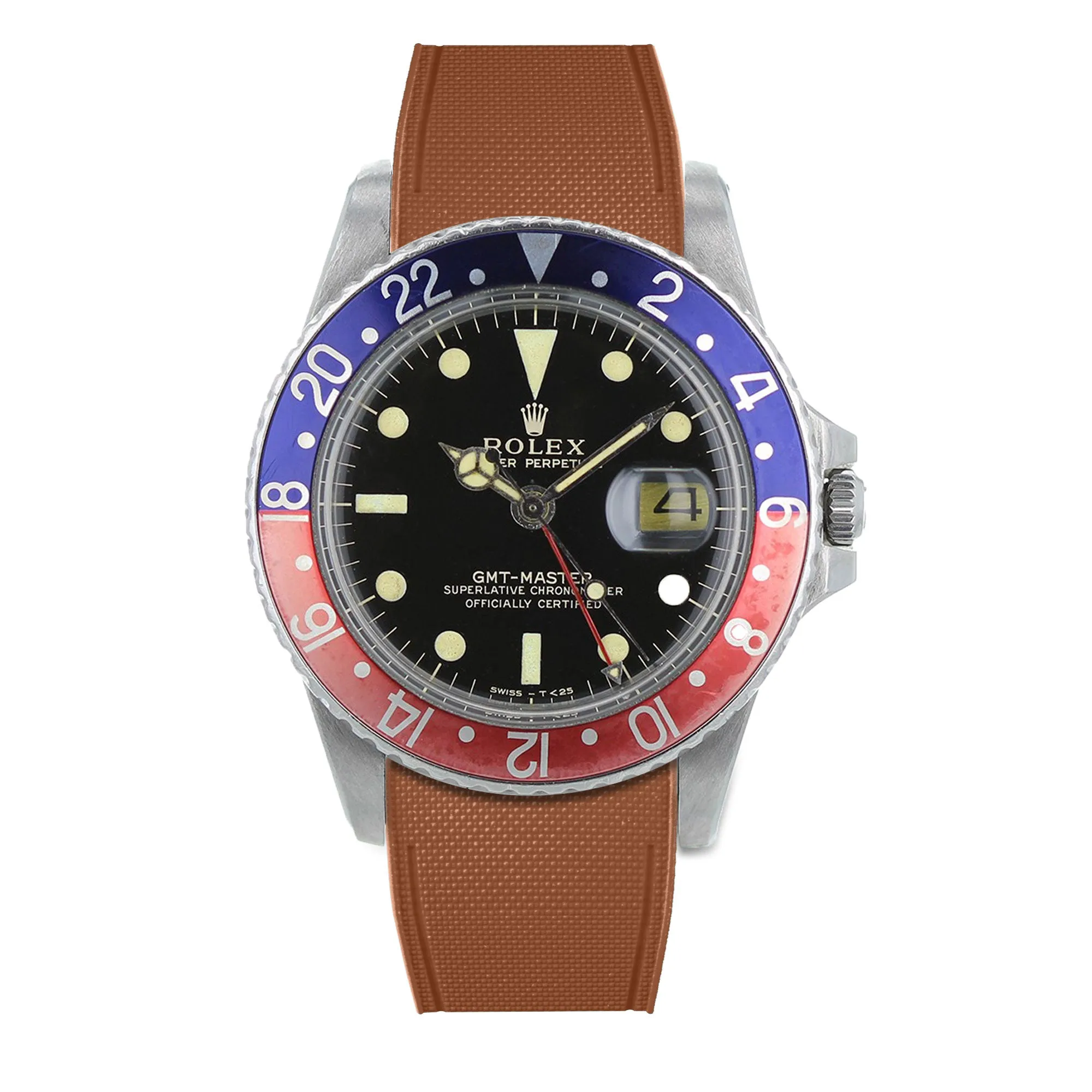Rolex – R strap Premium - Bracelet-montre caoutchouc motif cordura pour GMT Master  & bracelet Oyster