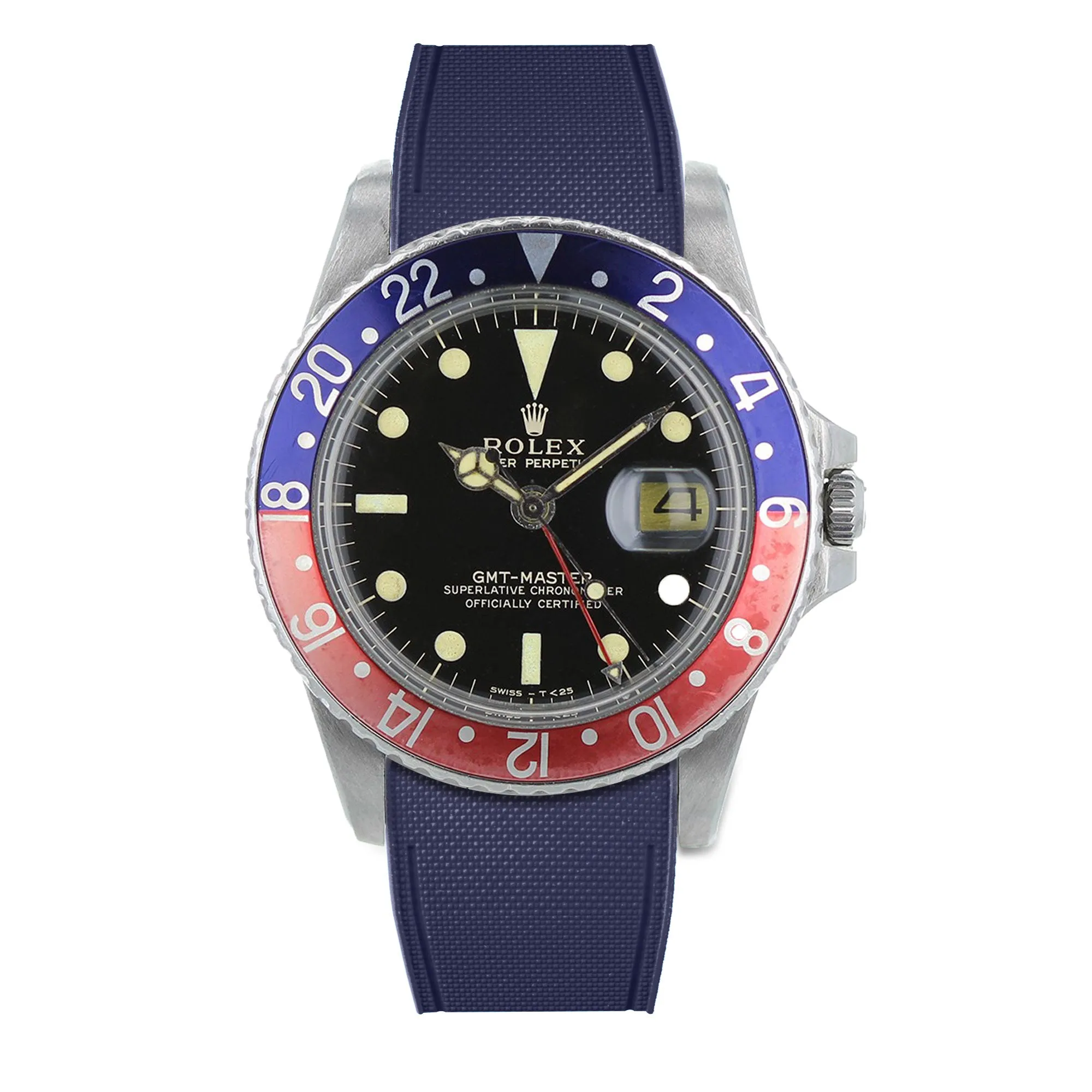 Rolex – R strap Premium - Bracelet-montre caoutchouc motif cordura pour GMT Master & bracelet Oyster