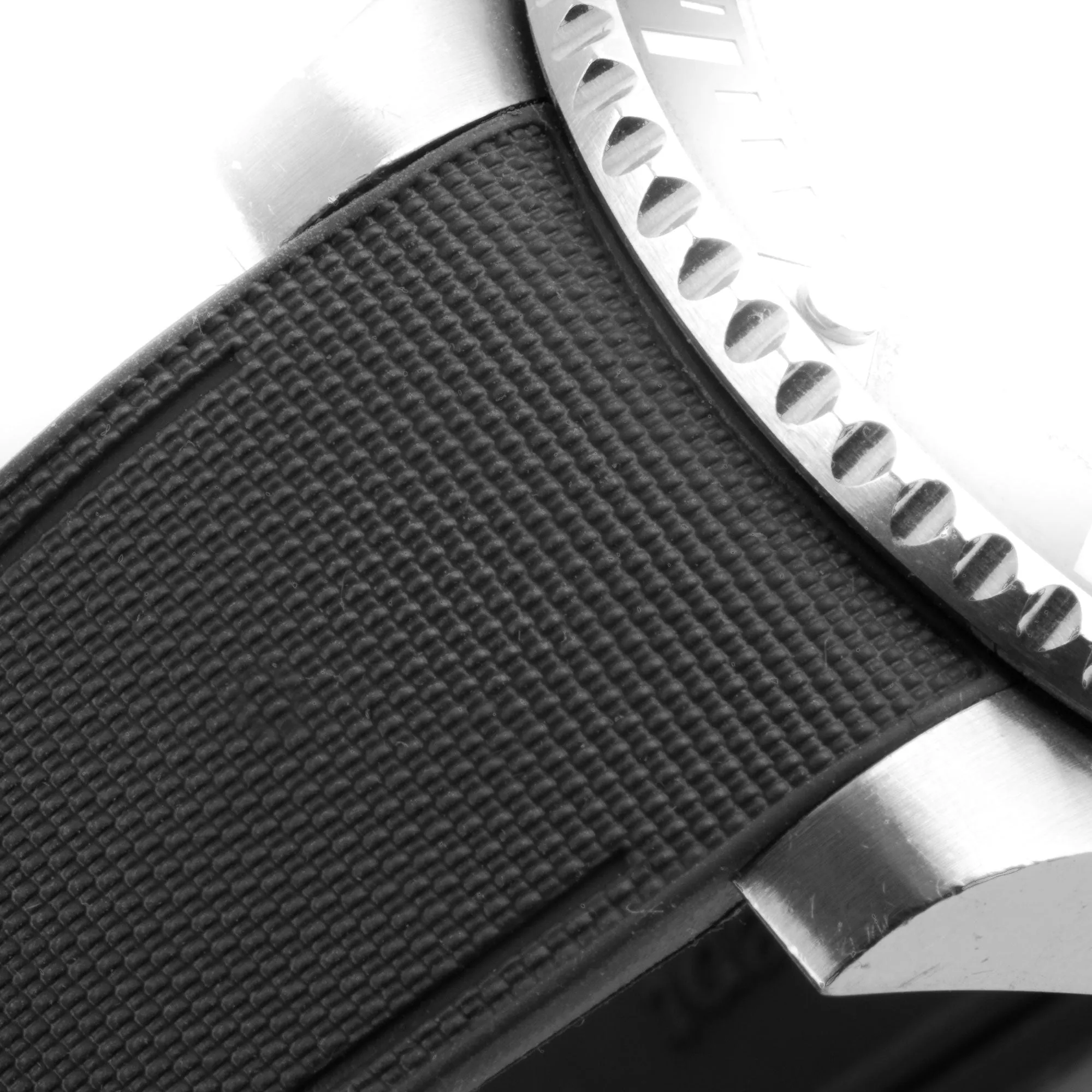 Rolex – R strap Premium - Bracelet-montre caoutchouc motif cordura pour Oyster Perpetual Date 35mm