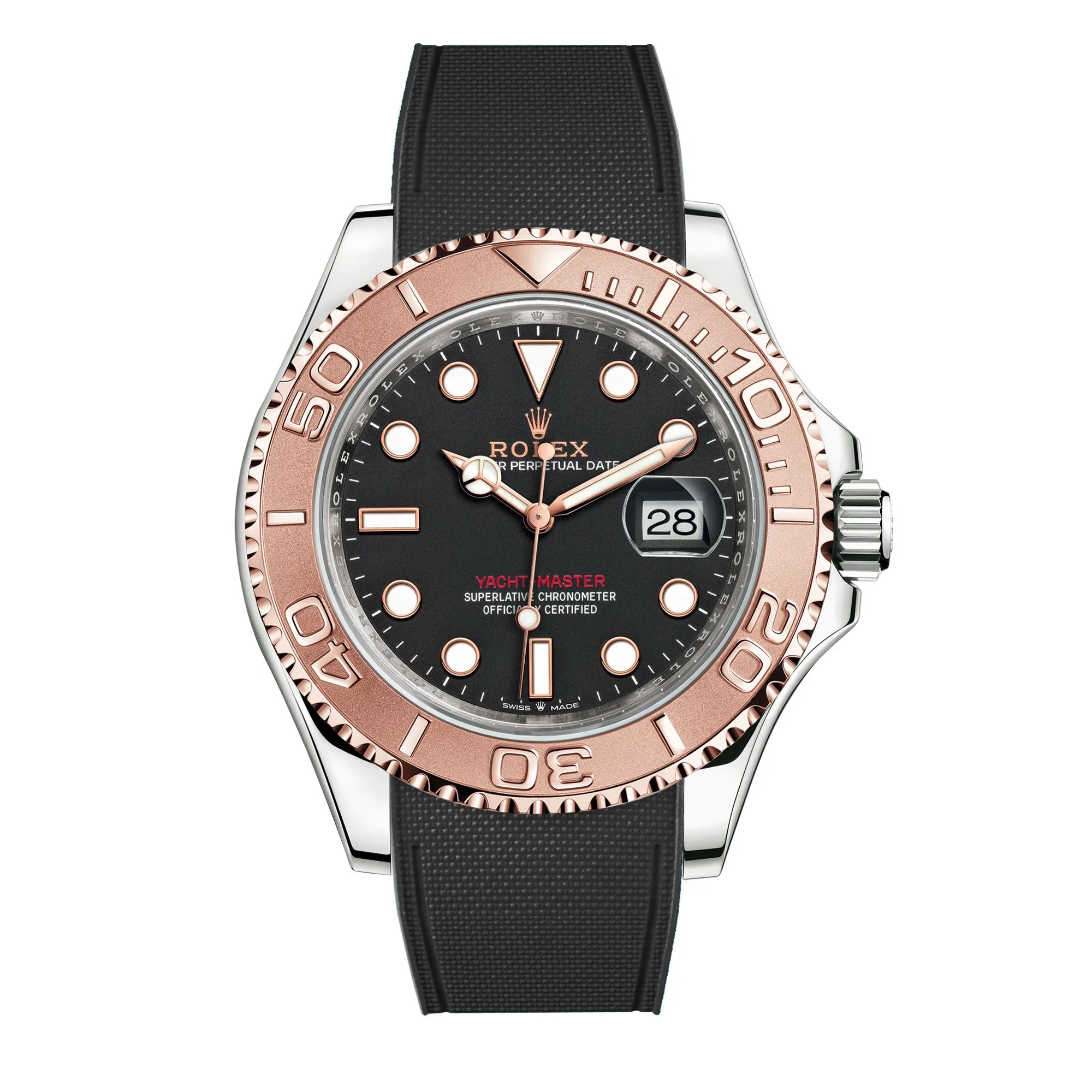 Rolex – R strap Premium - Bracelet-montre caoutchouc motif cordura pour Yachtmaster 40mm  & bracelet Oyster