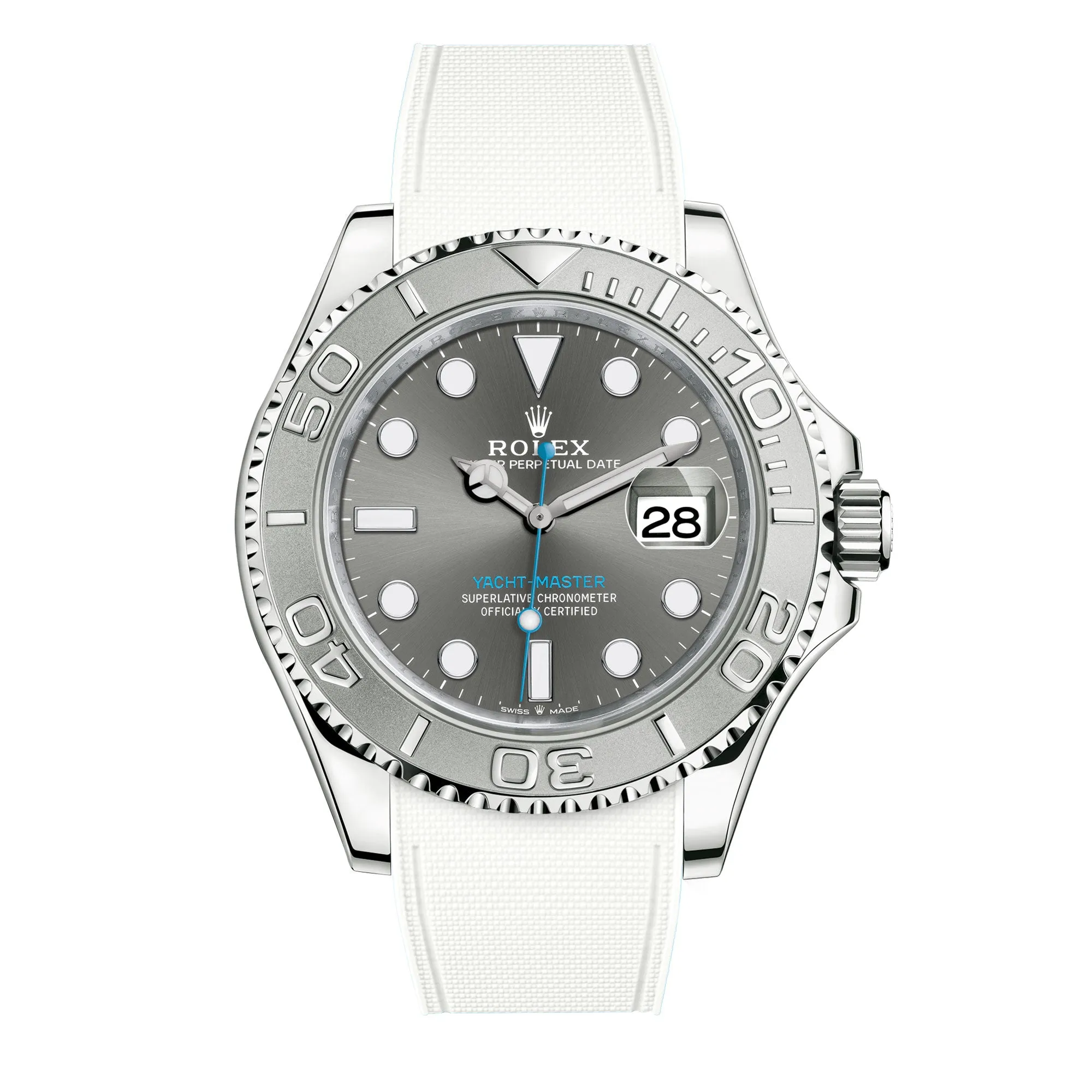 Rolex – R strap Premium - Bracelet-montre caoutchouc motif cordura pour Yachtmaster 40mm  & bracelet Oyster