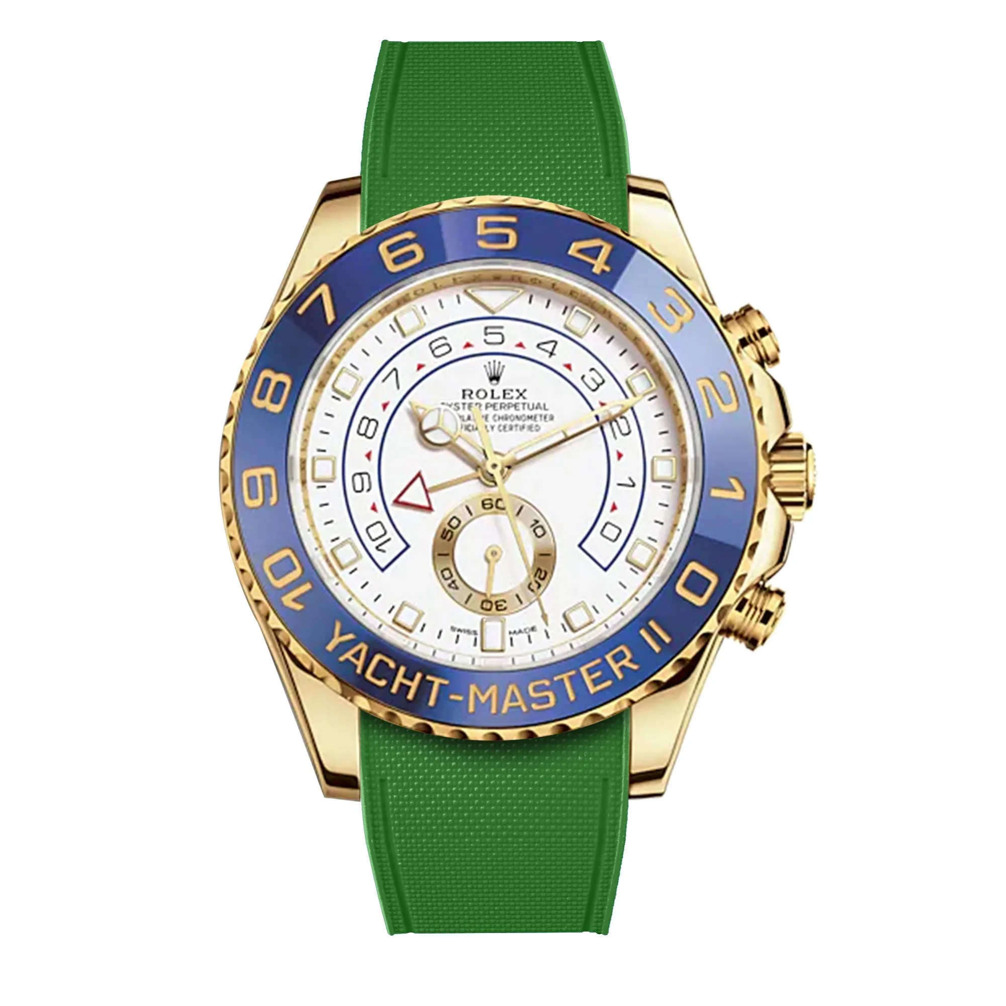 Rolex – R strap Premium - Bracelet-montre caoutchouc motif cordura pour Yachtmaster II 44mm  & bracelet Oyster