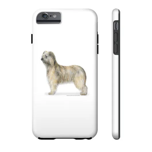 Rough Face Pyrenean Shepherd Illustration Phone Case