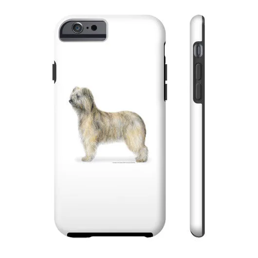 Rough Face Pyrenean Shepherd Illustration Phone Case