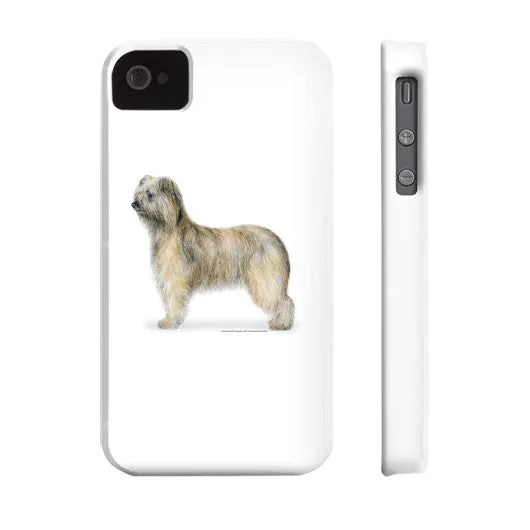 Rough Face Pyrenean Shepherd Illustration Phone Case