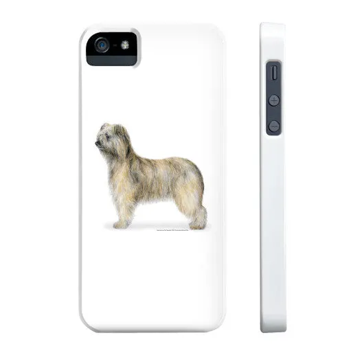 Rough Face Pyrenean Shepherd Illustration Phone Case