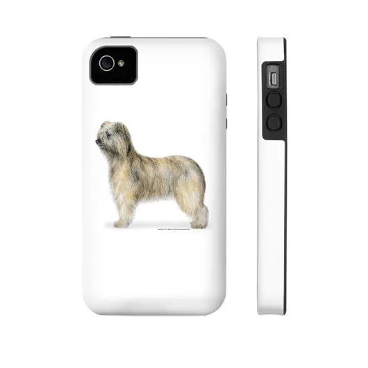 Rough Face Pyrenean Shepherd Illustration Phone Case