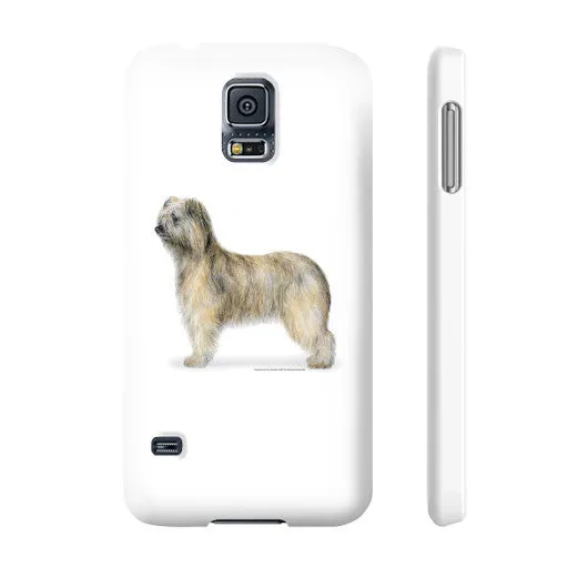 Rough Face Pyrenean Shepherd Illustration Phone Case