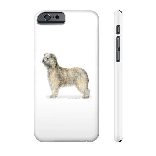 Rough Face Pyrenean Shepherd Illustration Phone Case