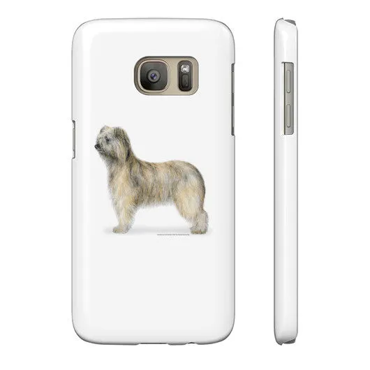 Rough Face Pyrenean Shepherd Illustration Phone Case