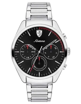 Scuderia Ferrari Mens Abetone Chronograph Watch - Stainless Steel - Bracelet