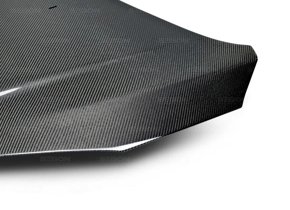 SEIBON Carbon Fiber Hood Ford Focus (2012-2014) OEM or RS Style w/ Vents