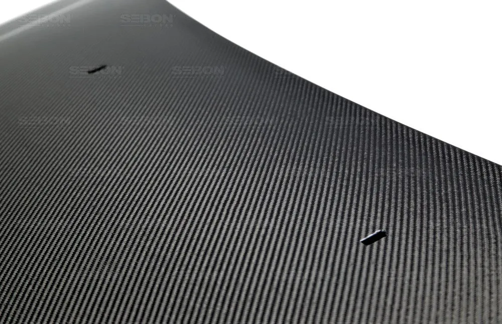 SEIBON Carbon Fiber Hood Ford Focus (2012-2014) OEM or RS Style w/ Vents