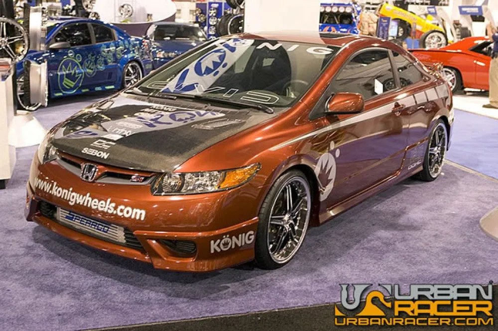 SEIBON Carbon Fiber Hood Honda Civic Coupe (06-11) OEM/TS Vented Style