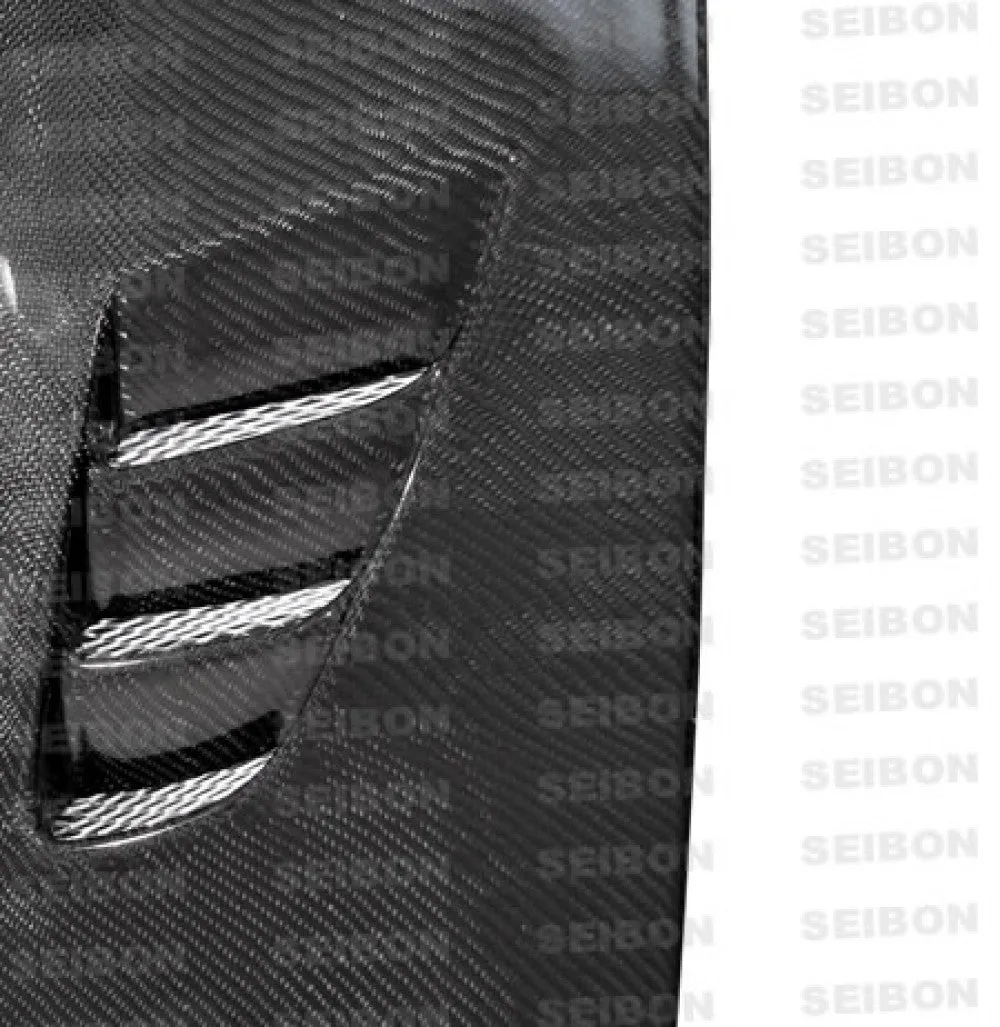 SEIBON Carbon Fiber Hood Nissan 240SX S14 KOUKI (1997-1998) DV Vented/OEM/TA/TR Style