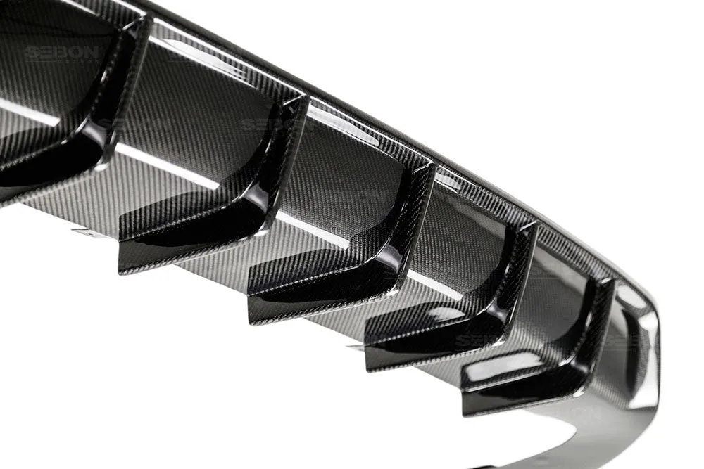 SEIBON Carbon Fiber Rear Diffuser Honda Civic Sedan (2016-2018) TR Style