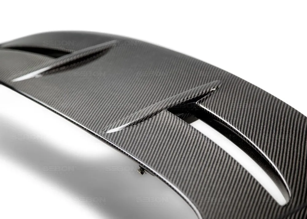 SEIBON Carbon Fiber Rear Spoiler Ford Fiesta Hatchback (11-17) ST Style