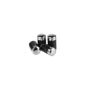 (Set of 4pcs) Carbon Fiber CAR Airtight Wheel Tire Air Valve Caps Stem Cover