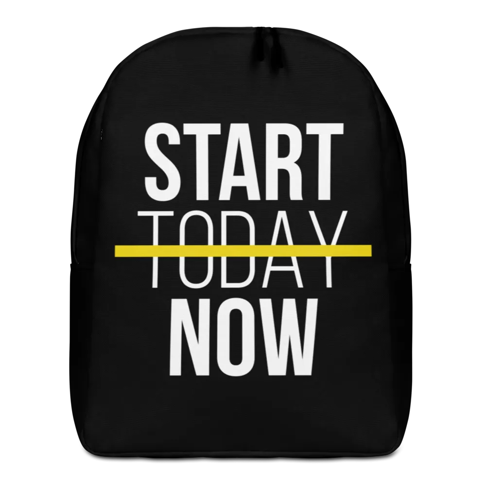 Start Now (Motivation) Minimalist Backpack