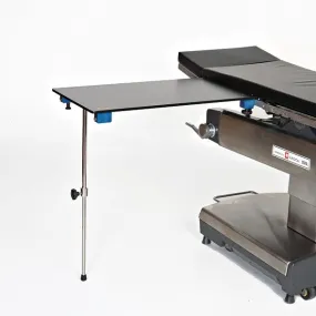 Station One Rectangle Carbon Fiber Arm and Hand Table with Leg