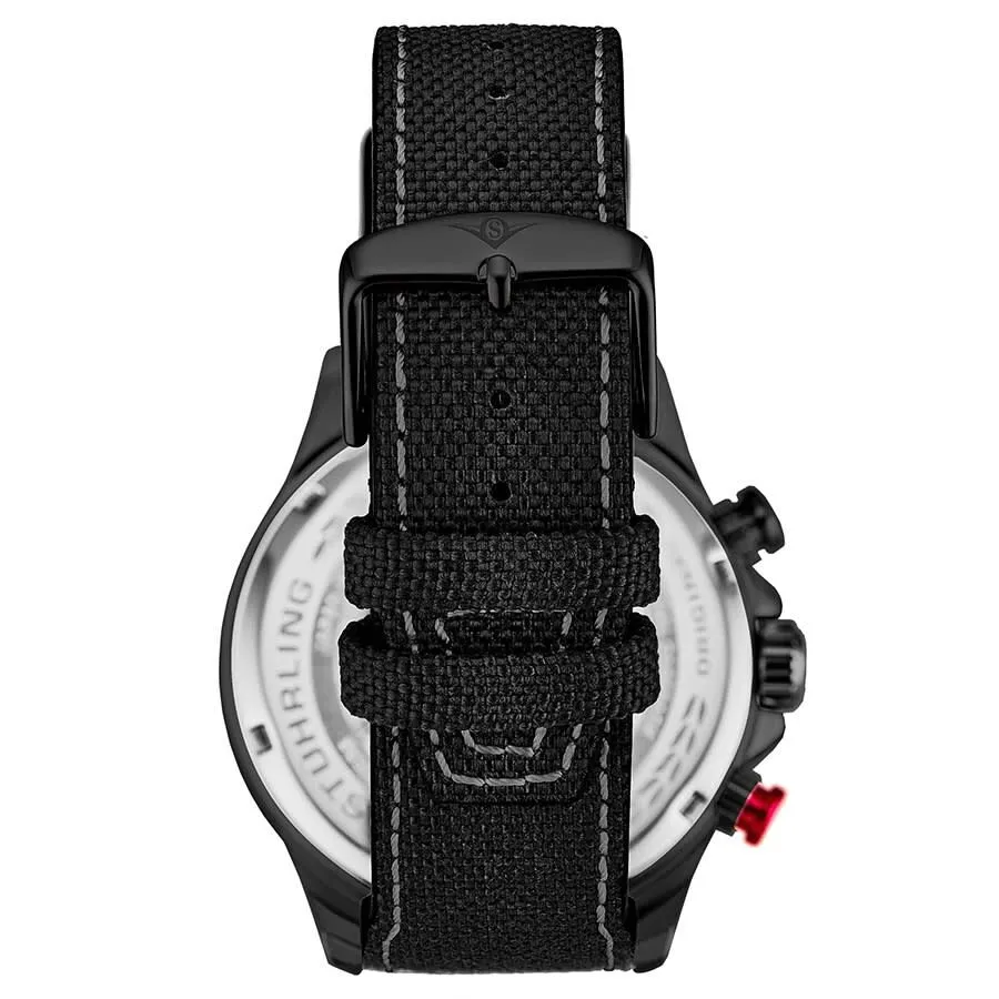 Stuhrling Original Aviator Quartz Black Dial Men's Watch M13576