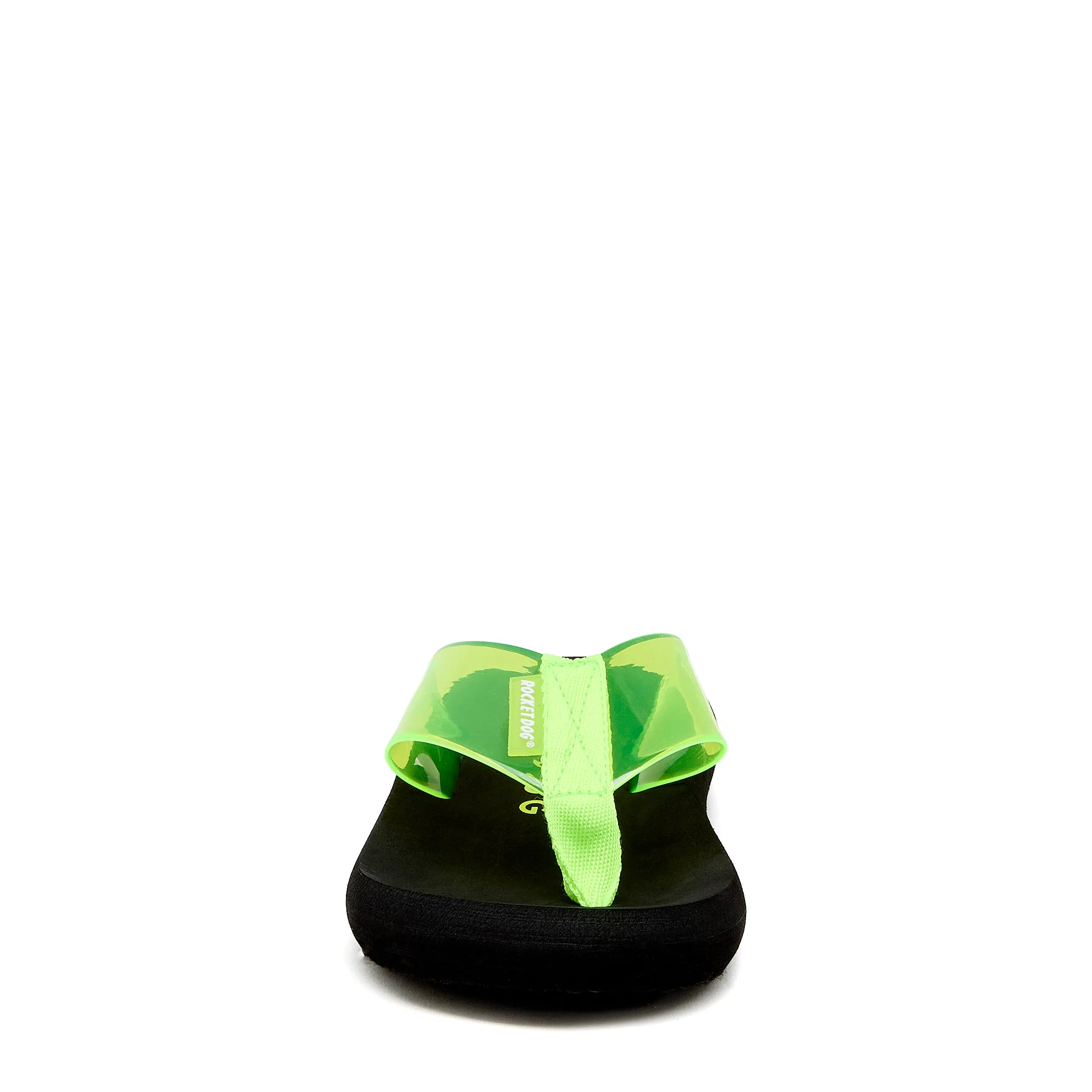 Sunset Neon Green Flip Flop