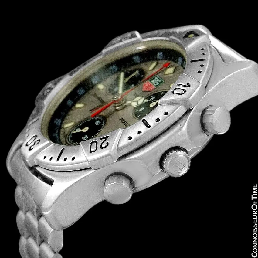 TAG Heuer 2000 Mens Chronograph Divers Watch, 540.206 - Stainless Steel