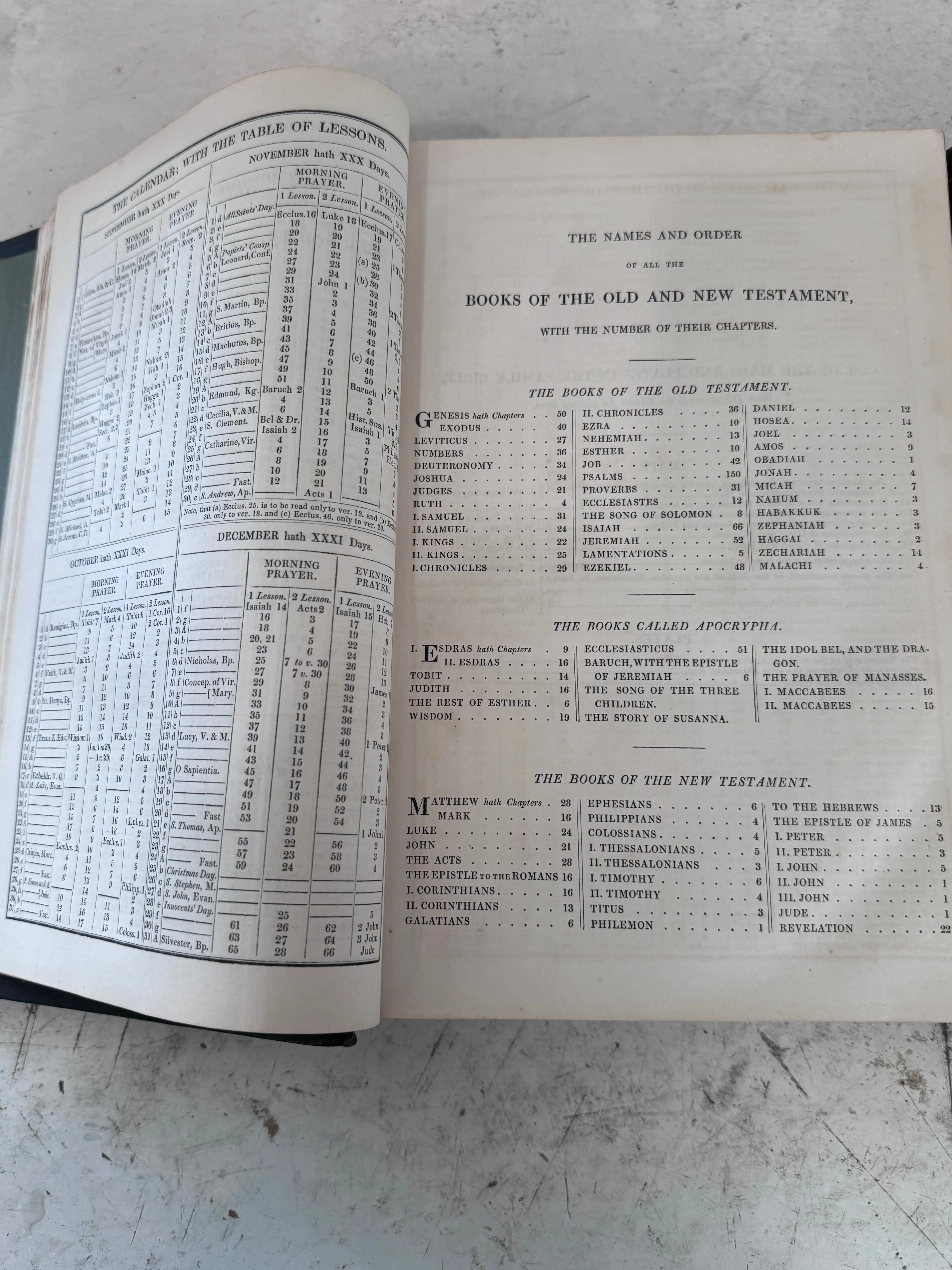 The Holy Bible 3 Vol 1839 D'Oyly & Mant Large Quartos Leather Hand-Colored