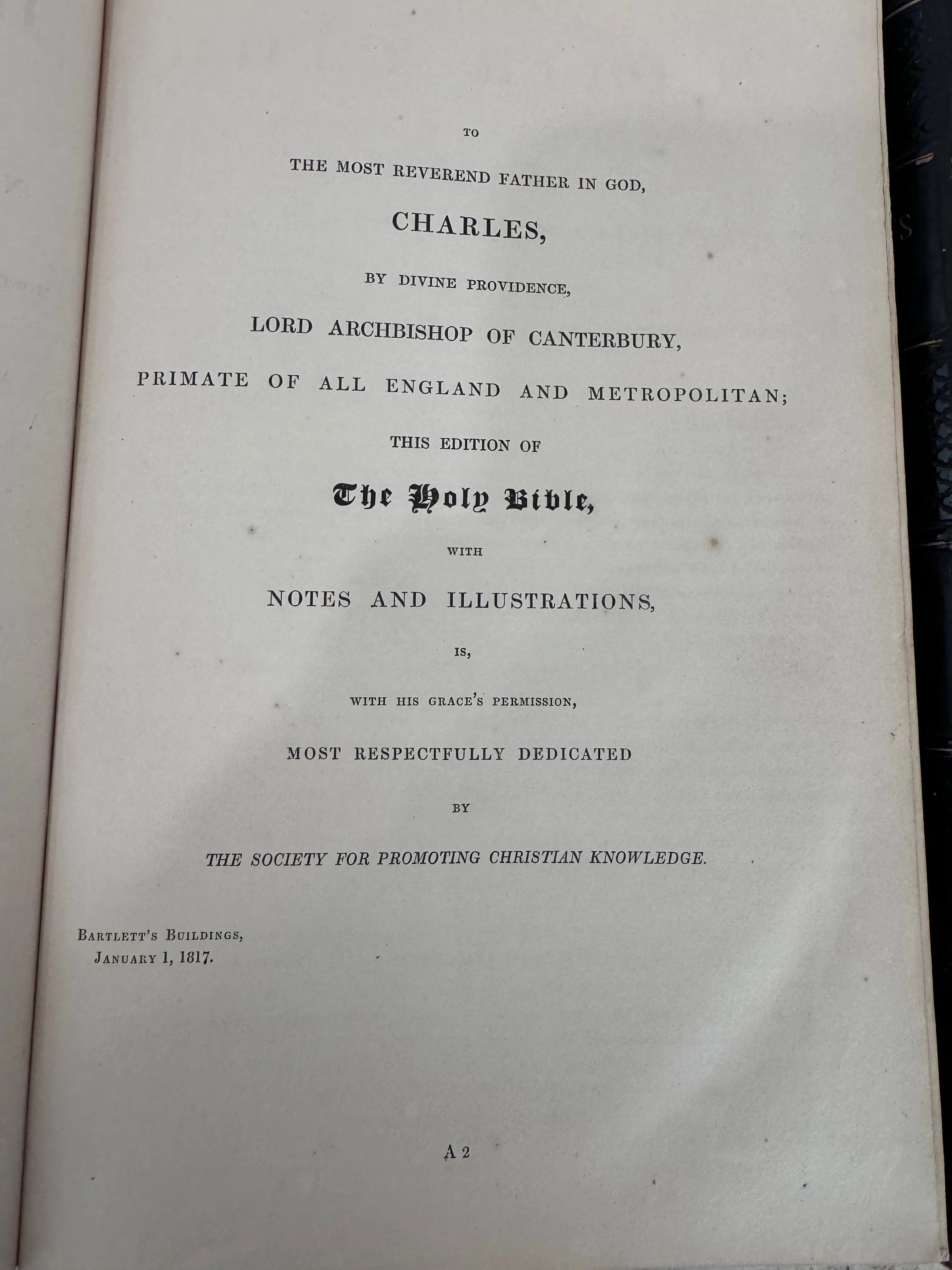 The Holy Bible 3 Vol 1839 D'Oyly & Mant Large Quartos Leather Hand-Colored