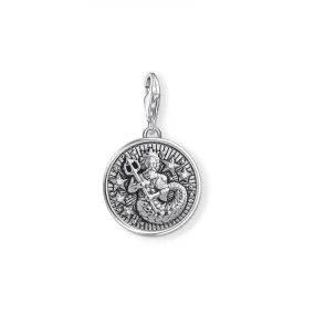 Thomas Sabo Silver Zirconia Vintage Aquarius Zodiac Charm 1638-643-21