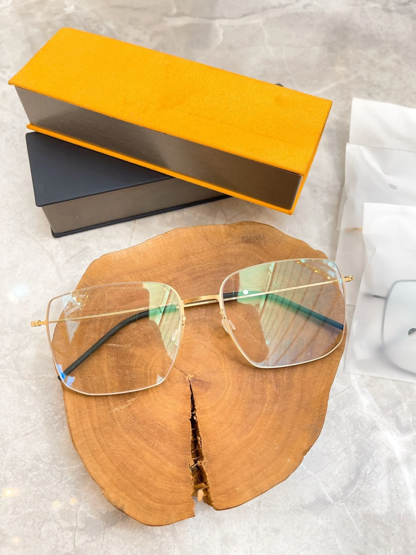 Top Quality Designer Brand Glasses Frame Titanium Ultralight Prescription Glasses  Myopia Eyeglasses Frames for men  LB5511