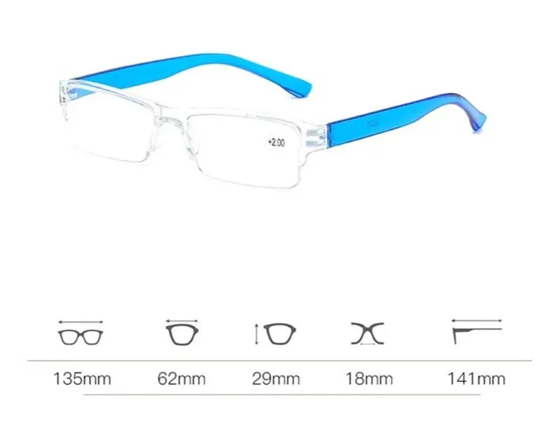 Ultralight Transparent Reading Glasses For The Elderly