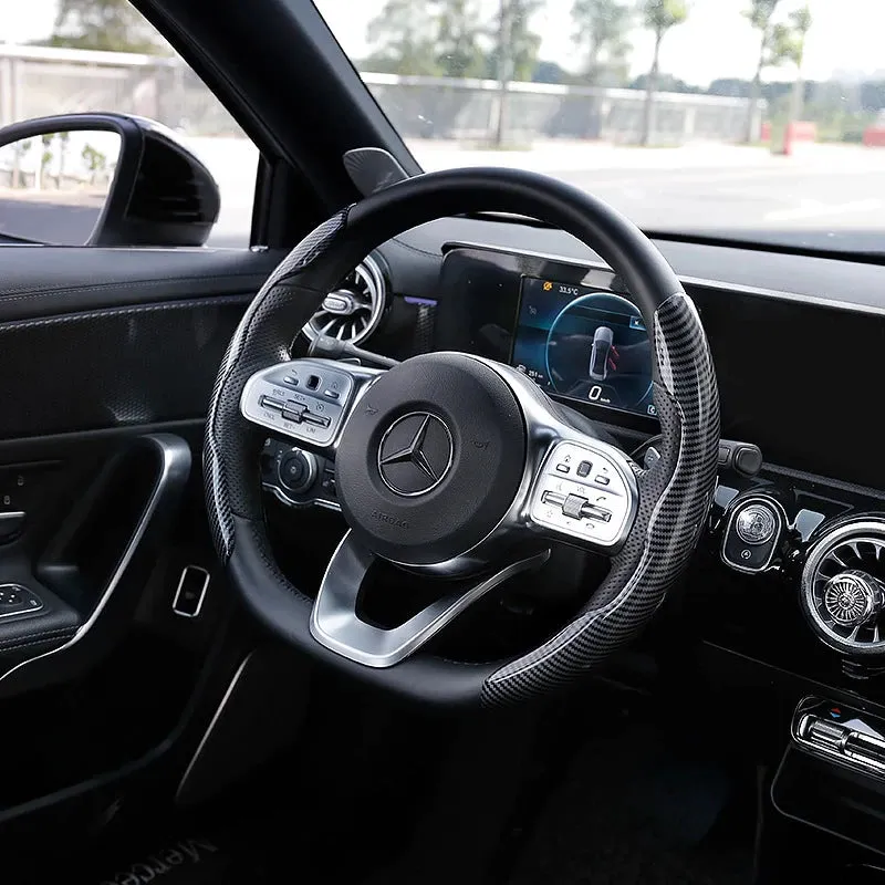 Universal Carbon Fiber Pattern Steering Cover