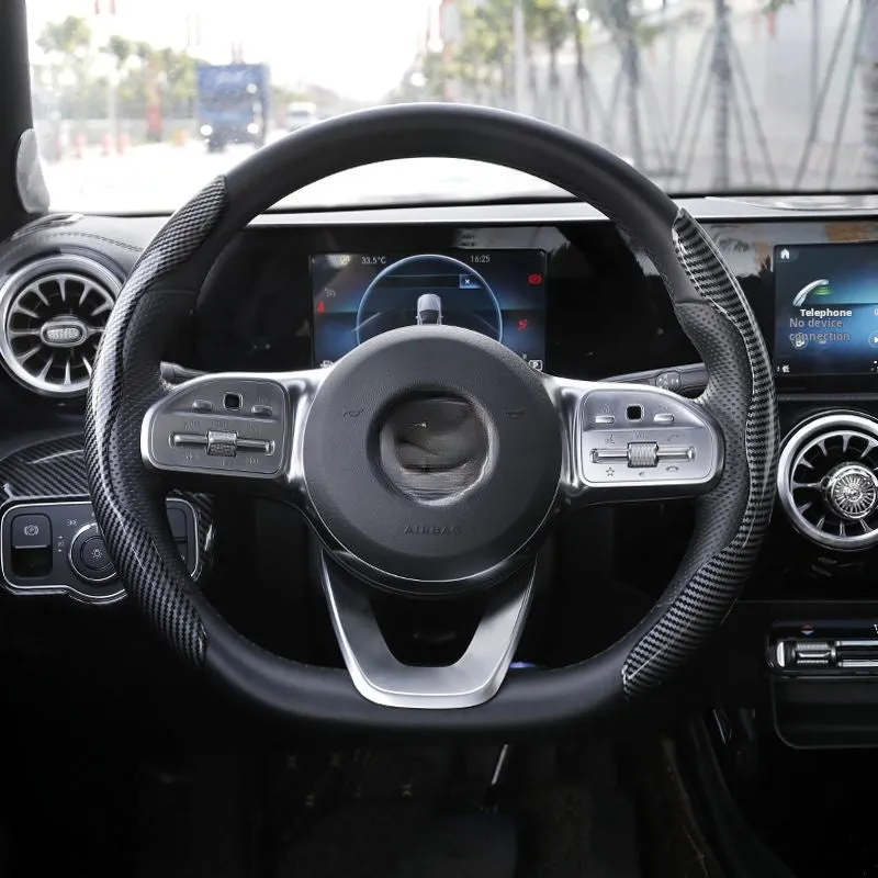 Universal Carbon Fiber Pattern Steering Cover