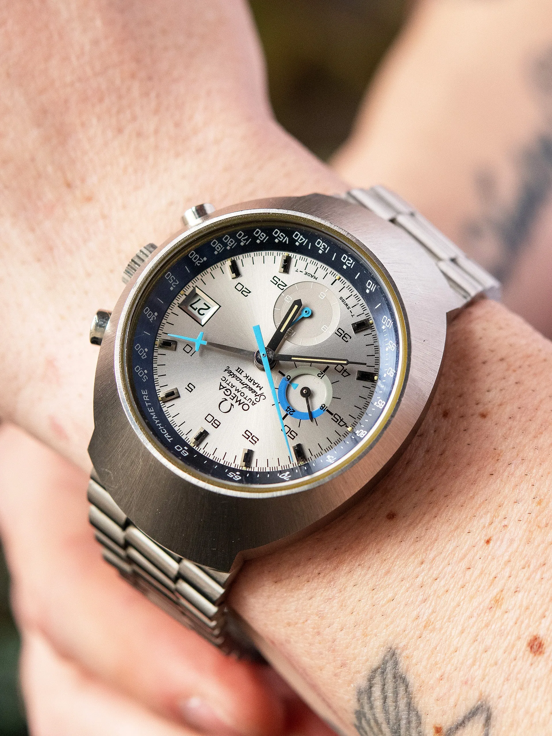 *Unpolished* 1974 Omega Speedmaster Automatic MARK III (Ref. 176.002) "Silver Dial"