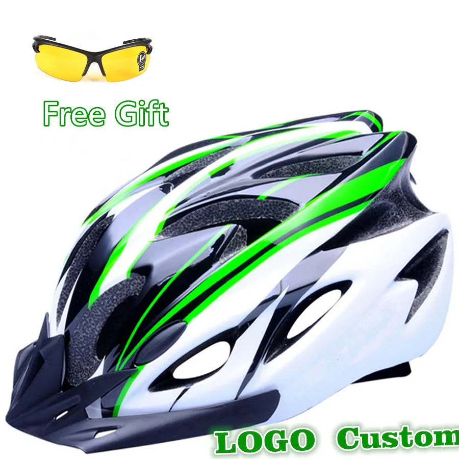 Upgrade 11 Colors Ultralight Cycling Helmet   Cycling Glasses Bicycle Helmet Women Men Integrally-molded Bike Helmet G Brand