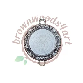 Vintage Silver Bezels- 2