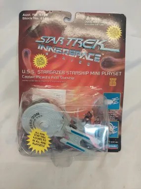 Vintage Star Trek Innerspace Series U.S.S. Stargazer Starship Mini Playset
