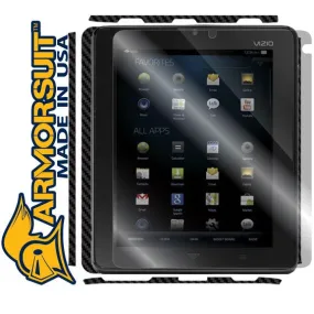 Vizio 8-Inch Tablet VTAB1008 Screen Protector   Black Carbon Fiber Skin Protector