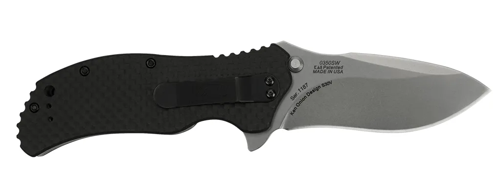 Zero Tolerance 0350SWCF Assisted Open Folding Knife (3.25 Inch Blade)