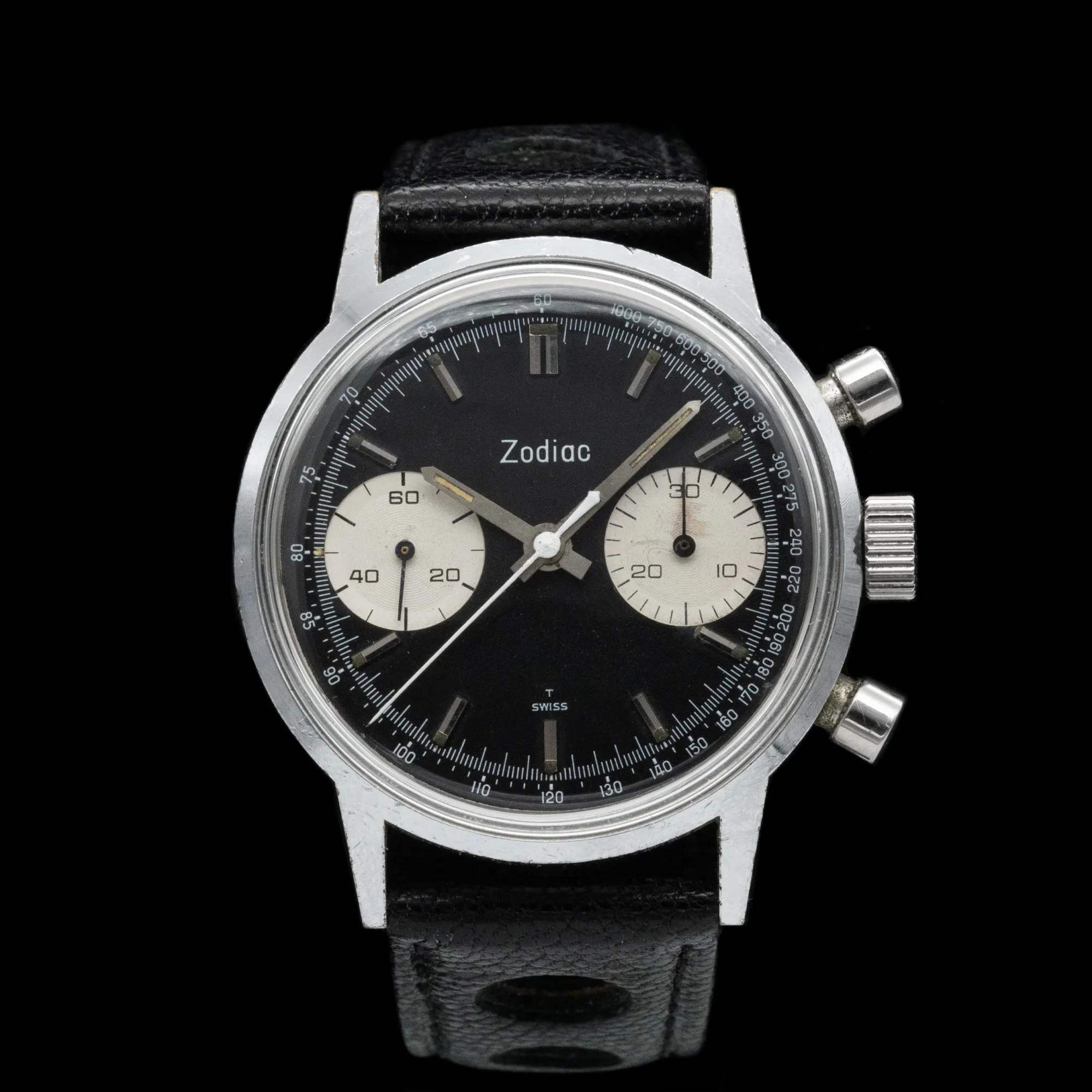 Zodiac - 1960's Bicompax Chronograph 'Reverse Panda'